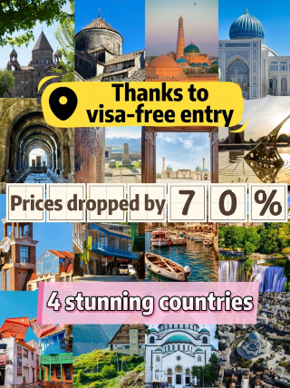 These 4 stunning countries are more beautiful than Switzerland and cheaper than Thailand — about 3,000 per person for a week