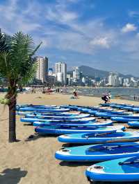 광안리 해수욕장 패들보드 하면서 즐기자 💙🏝