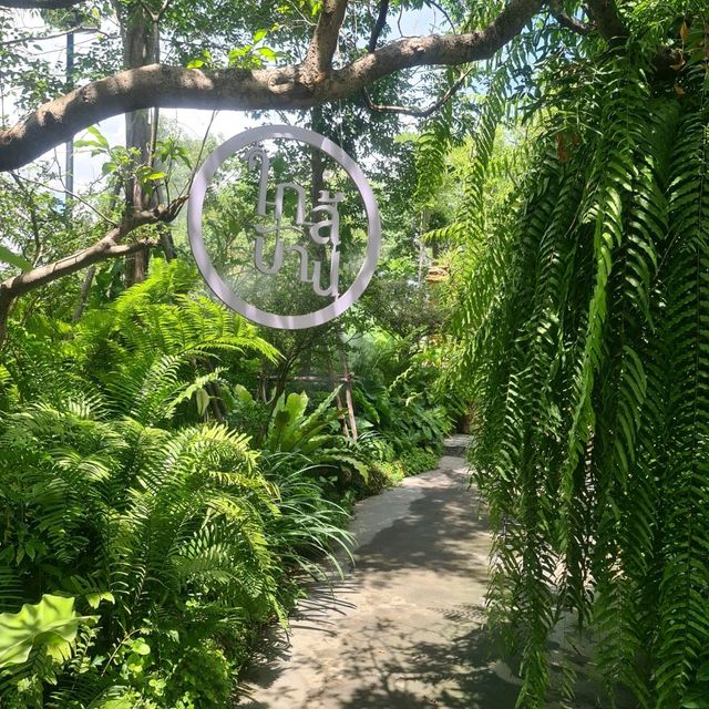 ใกล้บ้าน in the garden ☕️ คาเฟ่แห่งความอบอุ่น