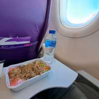 ✈️搭飛機去首爾啦😆食飛機餐🍴欣賞高空風景😍