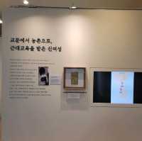 두근두근여름휴가 안산에 있는 최용신 기념관 전시 관람