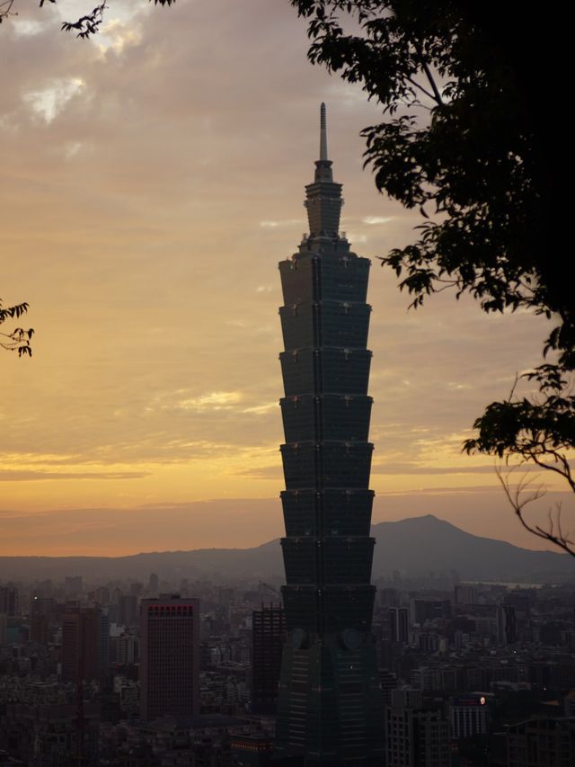 Breathtaking view of Taipei 101