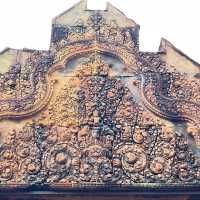 Bonteay Srei Tempple View in Siem Reap 