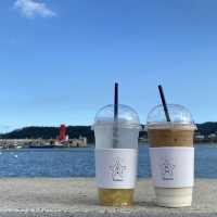 【韓国】海沿いにある雰囲気が良いカフェ🌊