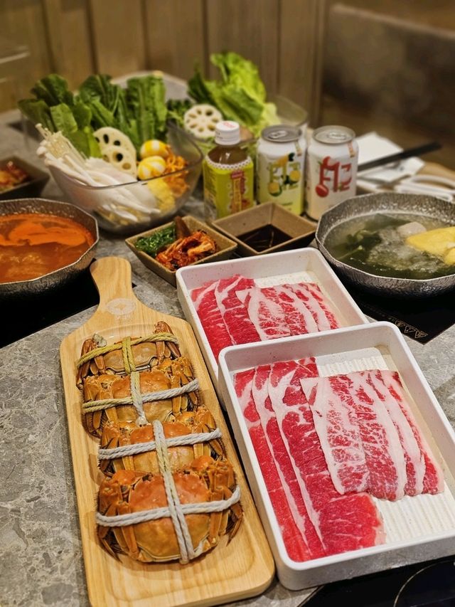 🦀爆膏大閘蟹火鍋放題 