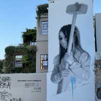 The murals at Athens city