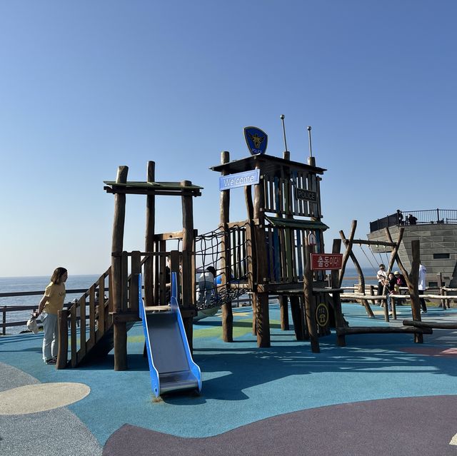 동해의 수평선을  맘껏 구경할 수 있는 🌊 제주 어영공원