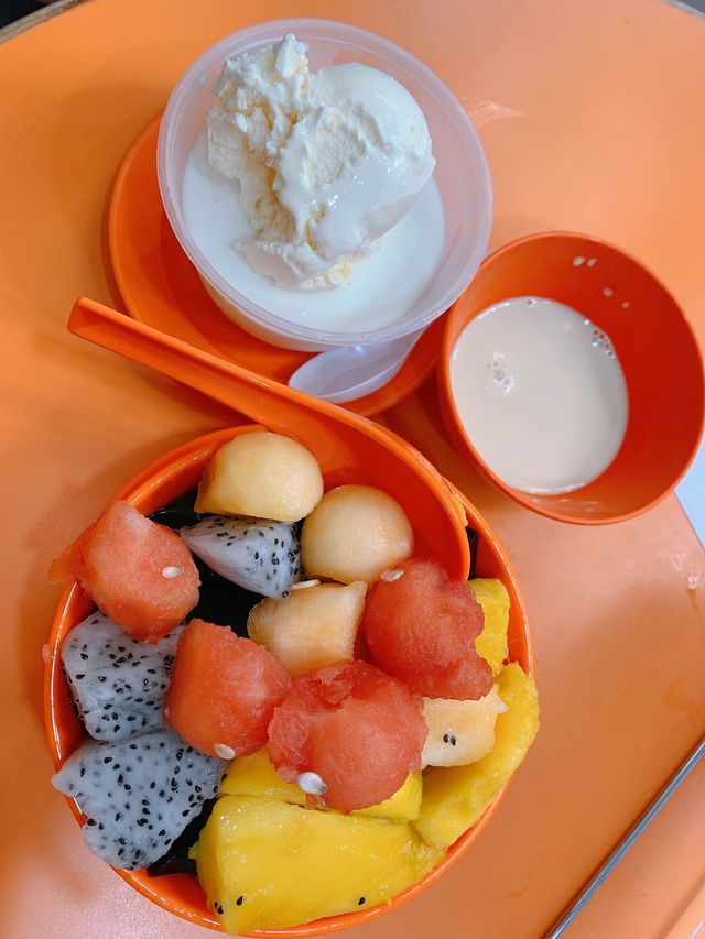 元朗人氣甜品小食店🍧🍢｜佳記甜品B仔涼粉