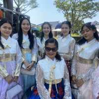 ใส่ชุดฮันบกไปถ่ายรูปกัน ที่หมู่บ้านเกาหลี 