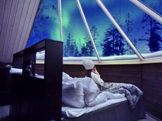 Aurora Village where you can see the Aurora through the windows