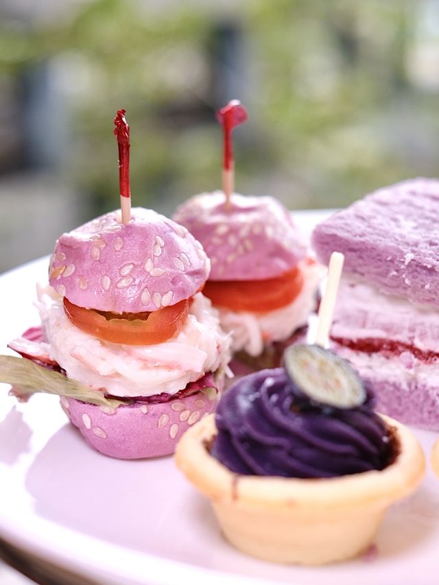 召喚紫色控💜 夢幻酒店Afternoon Tea