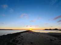 Historical Twilight: Sunset at Sandy Hook Beach Pier