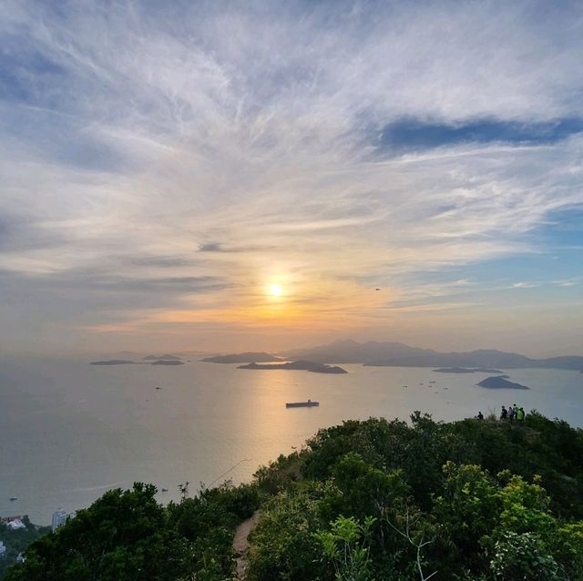 完美日落🌅，維港景色🏙