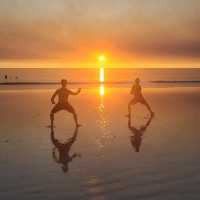 TaiJi at @ cable beach, Broome, WA