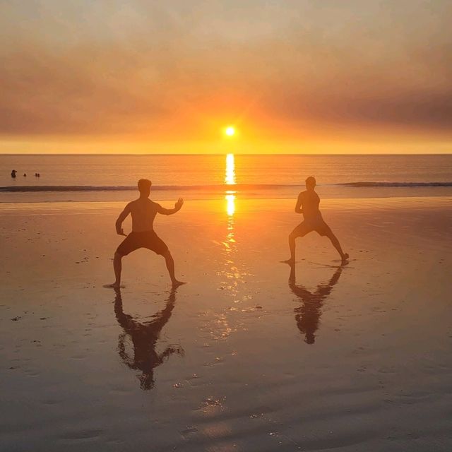 TaiJi at @ cable beach, Broome, WA
