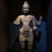 Inside View of Angkor National Museum 