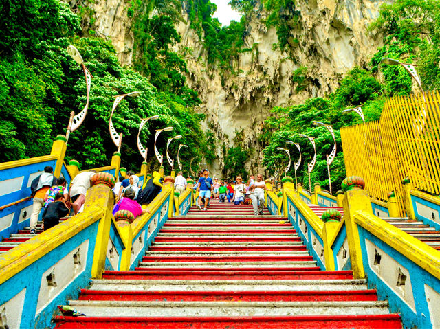 The famous Batu Caves