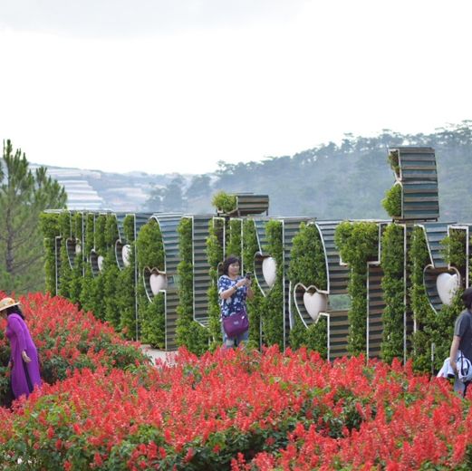 Beautiful Flower Park in Da Lat