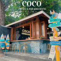 คาเฟ่เกาะช้าง โคโคนัทบีทรีสอร์ท #คาเฟ่ติดริมทะเล