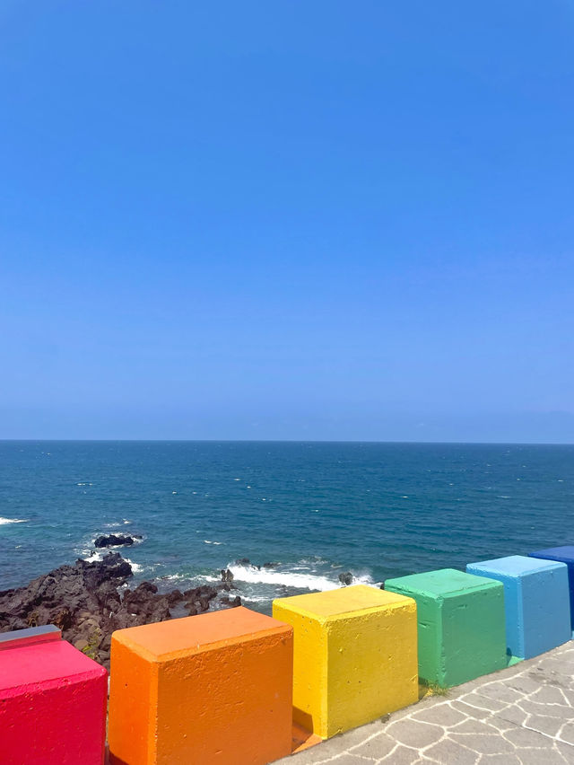 제주 무지개해안도로🌈 제주만 10회차의 가볼만한 곳 !