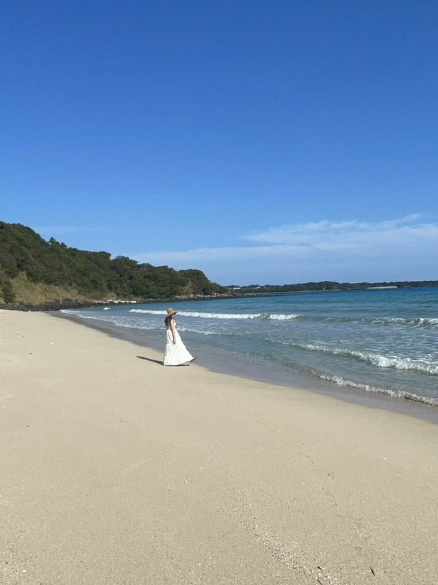 【五島列島】福江市内から近い、白砂の絶景ビーチ 【五島列島】福江市内から近い、白砂の絶景ビーチ