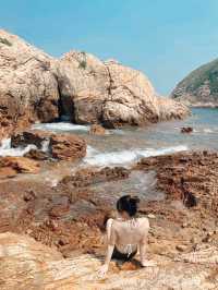 🇭🇰 香港竟然有絕美玻璃海｜綠蛋島🏖️