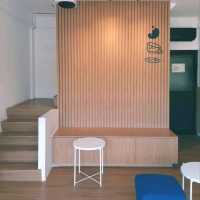 AFTER THE RENOVATION, THREE K COFFEE NOW SPORTS A SIMPLER YET CLEANER LOOK