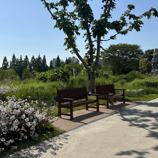 《水原》 あの大ヒットドラマの撮影地！일월수목원　💐