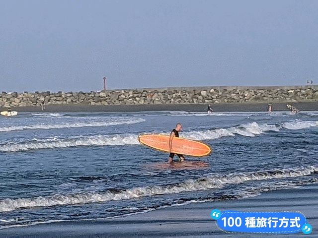台南-以夕照聞名的月牙海灣：漁光島