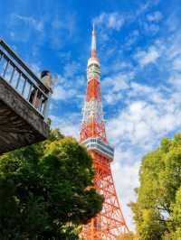 【東京鐵塔】最美拍照機位🏖️，適合白天和晚上🔥⭐️