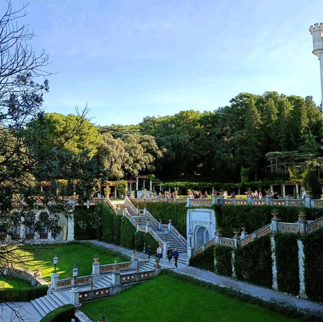 Miramare castle park is beautiful 