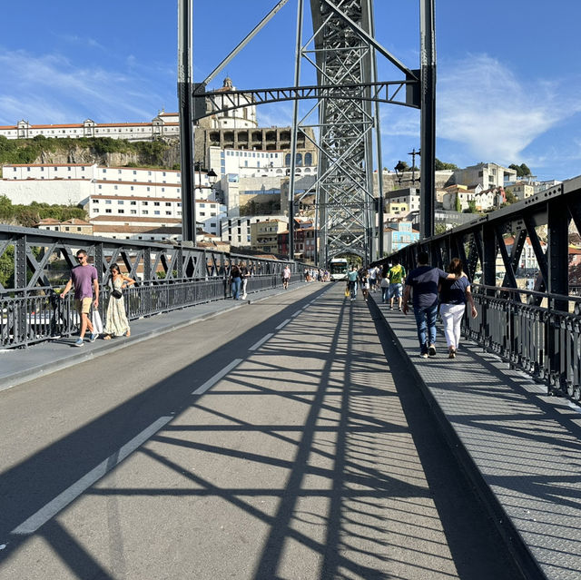 The bridge spans the Douro River