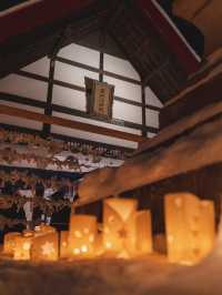 定山渓の冬の雪灯路✨幻想的な雪景色と灯りの世界
