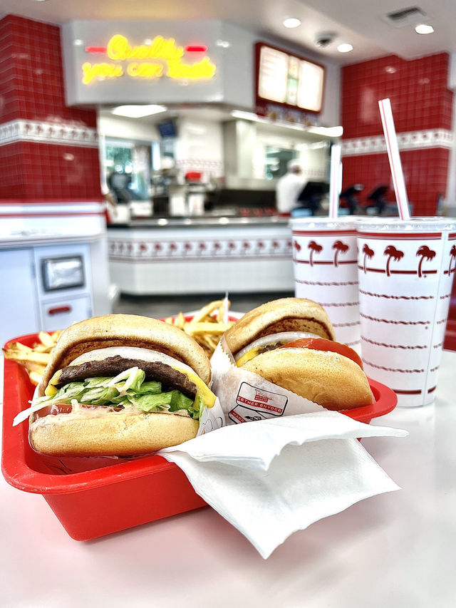 [奧斯汀美食］IN-N-OUT-美國必吃漢堡🍔