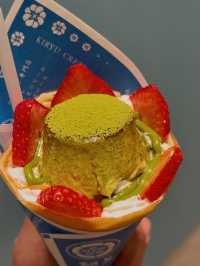 Soft Japanese Crepes at Taichung Yizhong Night Market