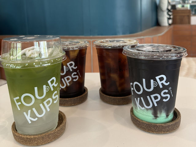 คาเฟ่ในเมืองชล #คาเฟ่ชลบุรี 📌four kups 