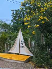 พาแฟนไปพายเรือที่คาเฟ่ After the rain 