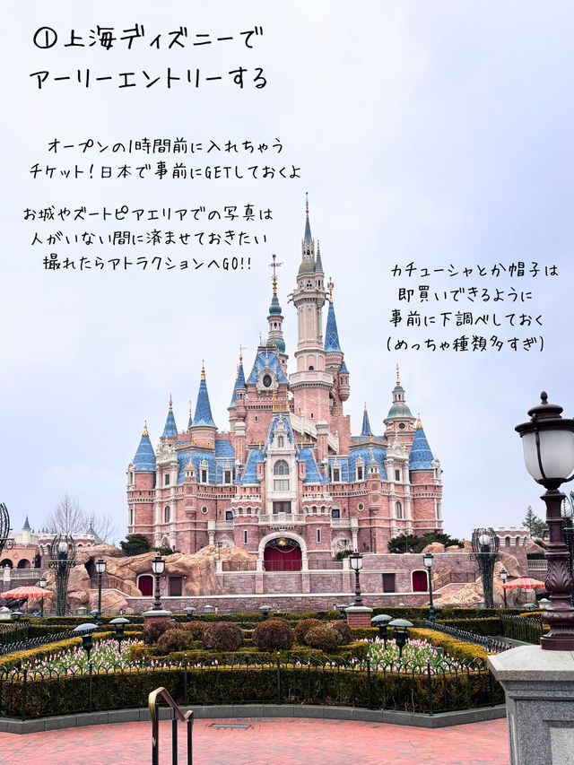 上海ディズニーランドでやりたいことリスト