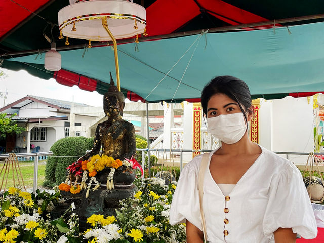 งานปิดทองฝังลูกนิมิตวัดบางบ่อ