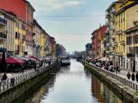 【運河沿いの街歩きが楽しい】ナビリオ・グランデ運河（Naviglio Grande）🚤☕
