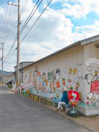 【淡路島】可愛すぎるスヌーピーの壁🐶💛