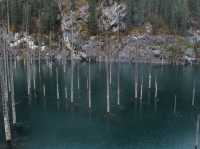Riding Through the Mountains to Nature’s Hidden Gem -kaindy lake.