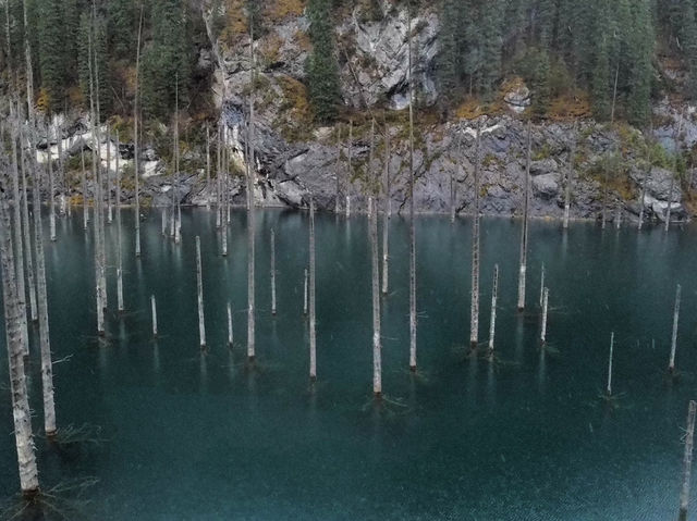 Riding Through the Mountains to Nature’s Hidden Gem -kaindy lake.