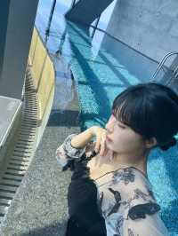 해운대가 한눈에 내려다보이는 38층에서 수영하기 👙☁️