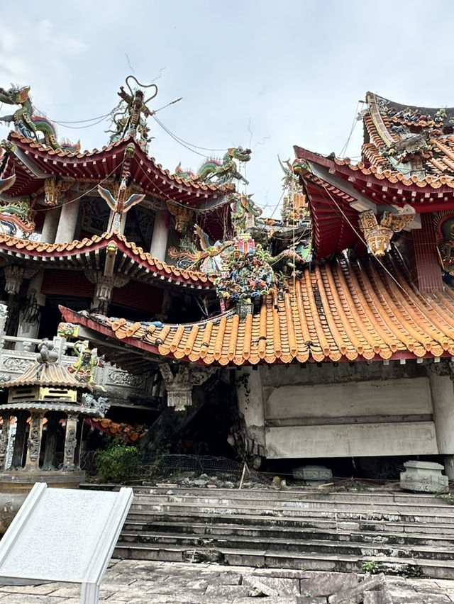九二一大地震遺跡！南投集集壯觀倒廟！
