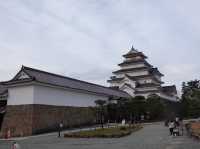 🏯 A Graceful Start to Our Journey – Tsurugajo Castle Charm