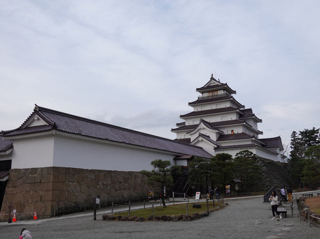 🏯 A Graceful Start to Our Journey – Tsurugajo Castle Charm