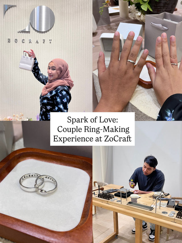 Spark of Love: Our Couple Ring-Making Experience at ZoCraft