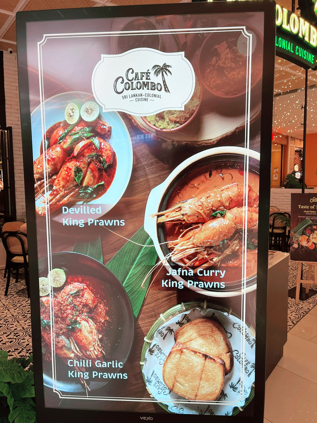 Cafe Colombo – Taste of Sri Lankan Colonial Flavors
