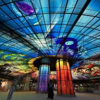 🌈✨ *Dome of Light (光之穹頂): The World’s Largest Glass Mosaic at Formosa Boulevard Station* 🚇🎨